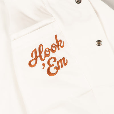 Texas Longhorns Whiteout Bomber Jacket