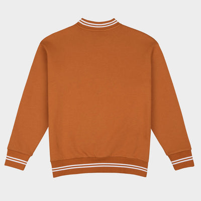 Texas Football Embroidered Tri-Stripe Crewneck