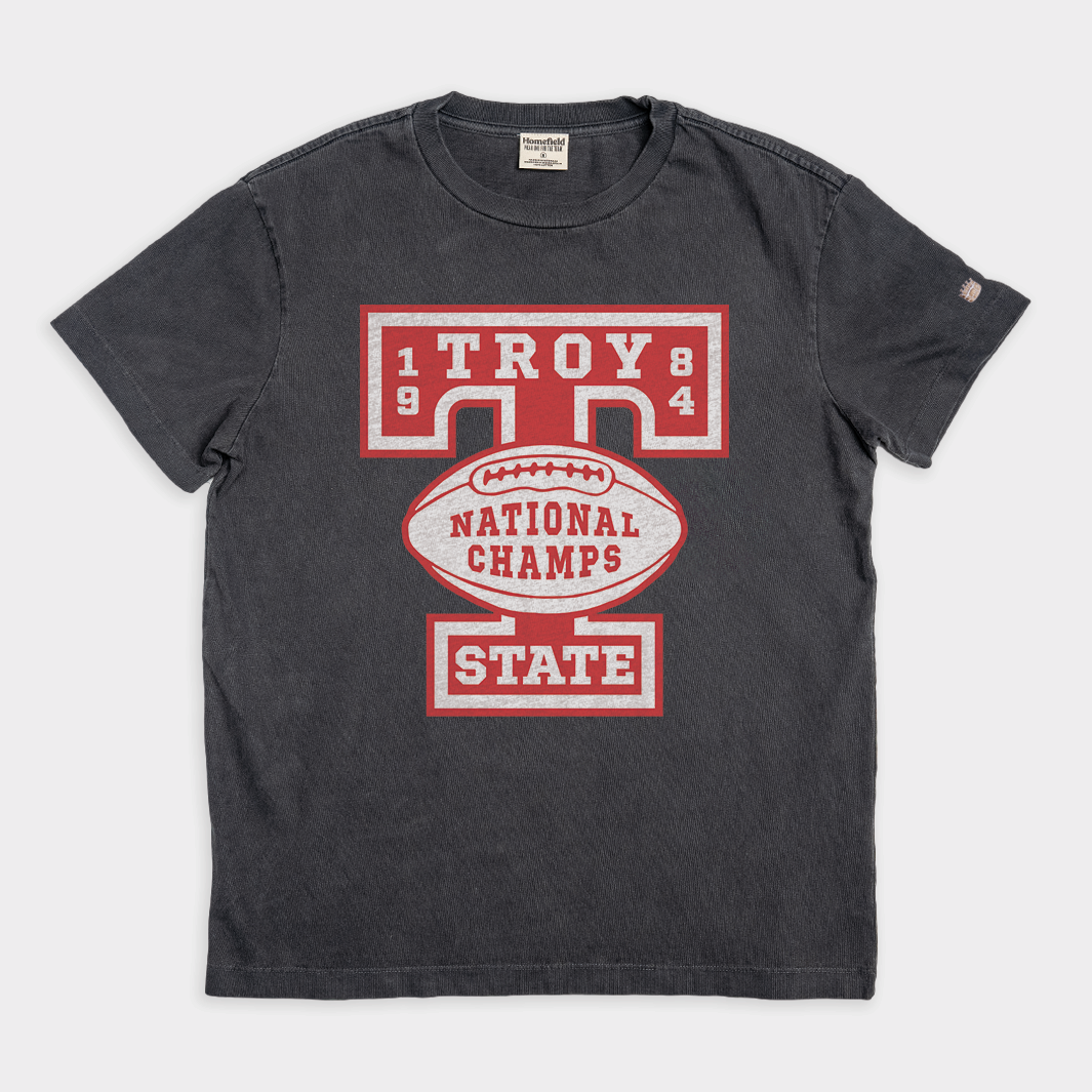 Troy State Football 1984 National Champions Heavyweight Tee