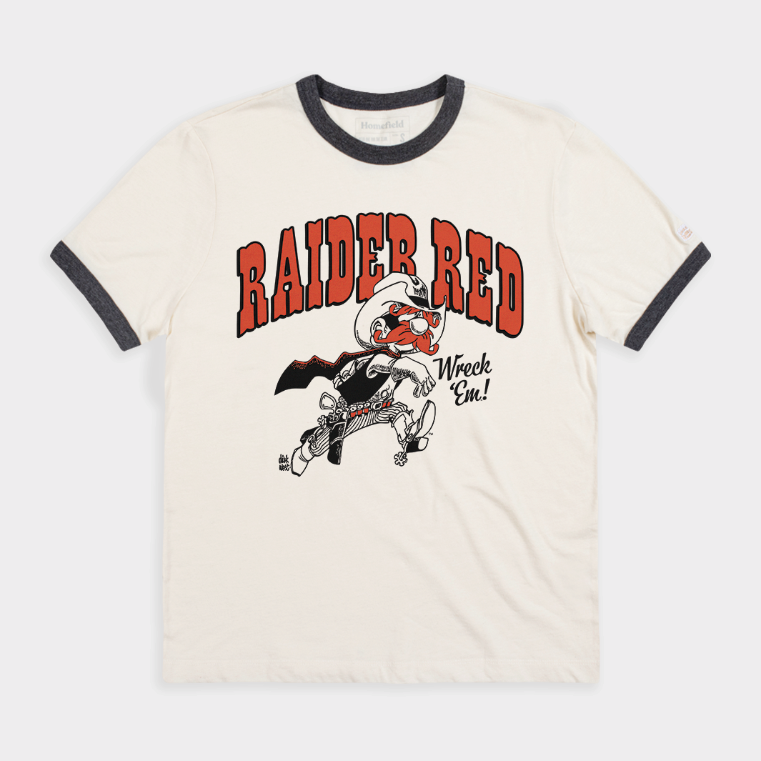 Texas Tech Raider Red Ringer Tee