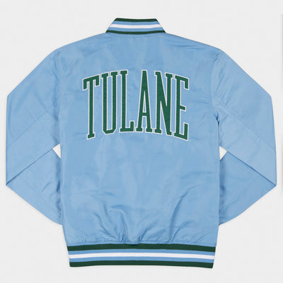 Tulane Green Wave Arched Bomber Jacket