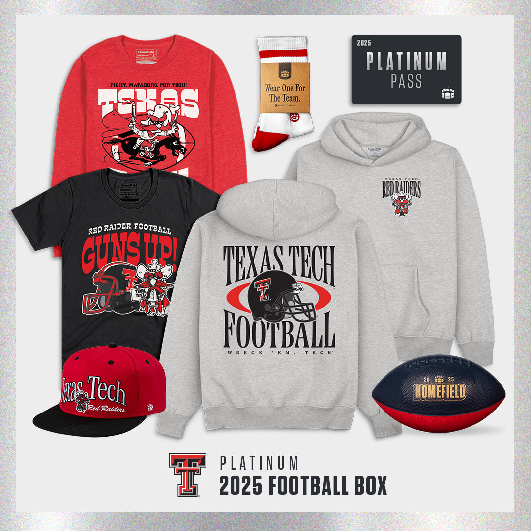 2025 Texas Tech Platinum Football Box