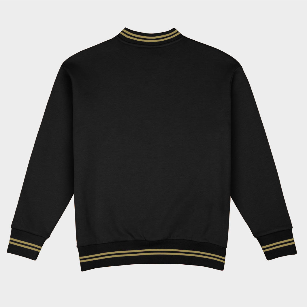UCF Football Embroidered Tri-Stripe Crewneck