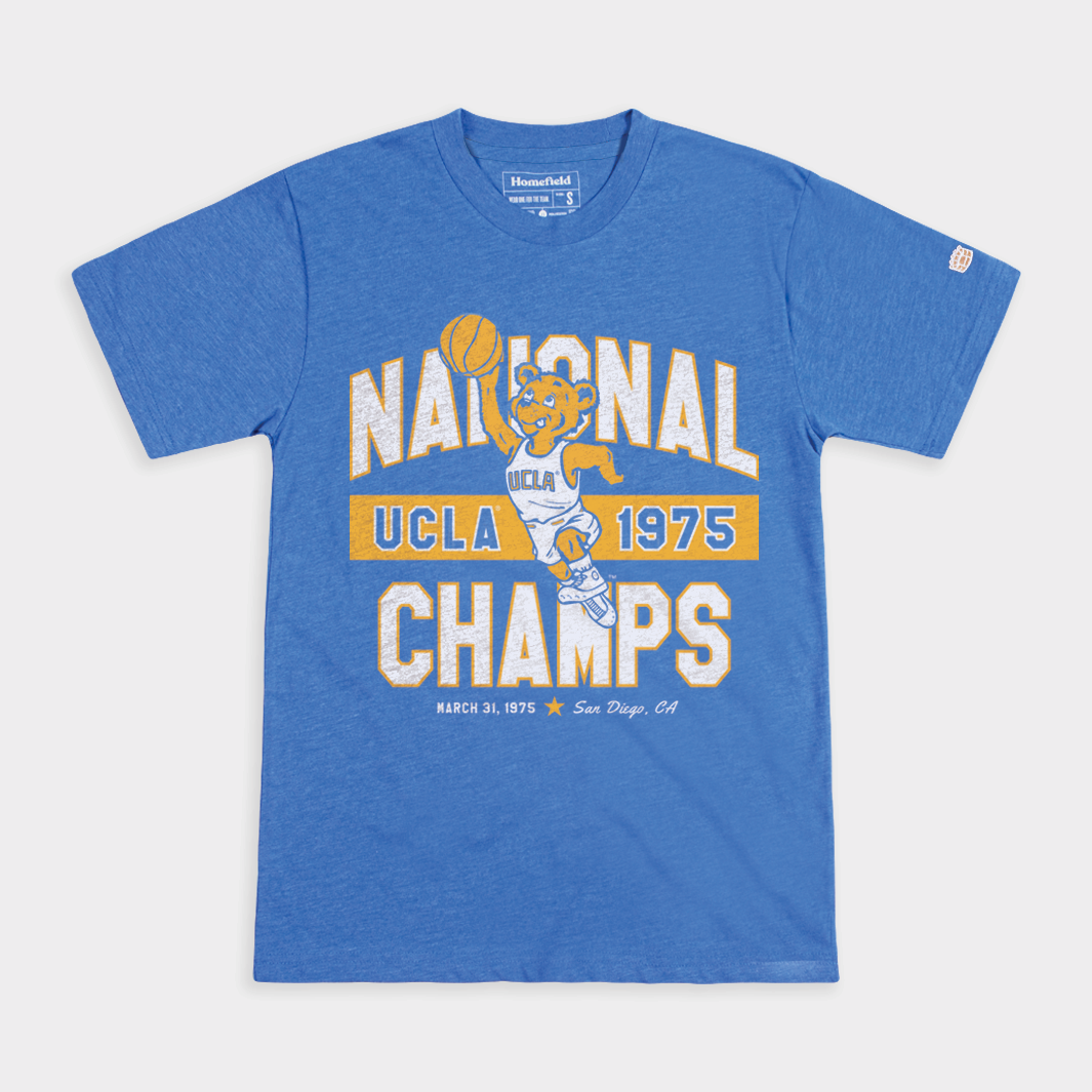 UCLA Men's Basketball 1975 National Champs Tee