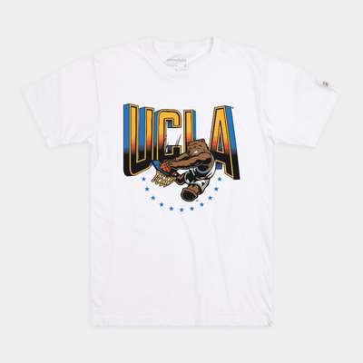 UCLA 1990s Retro Dunking Joe Bruin Basketball Tee