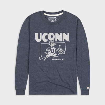 UConn Vintage Basketball Long Sleeve