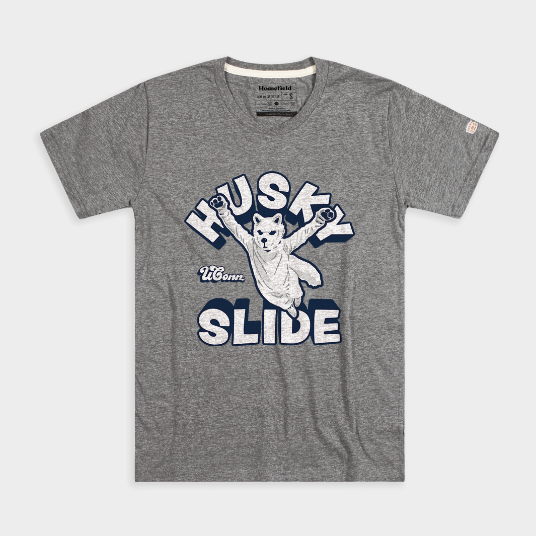 Vintage UConn Husky Slide T-Shirt