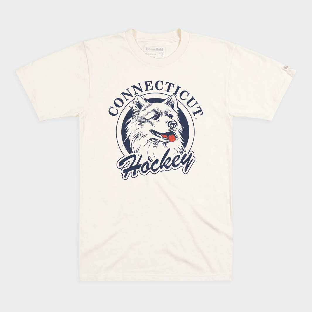 UConn Huskies Connecticut Hockey Retro Tee