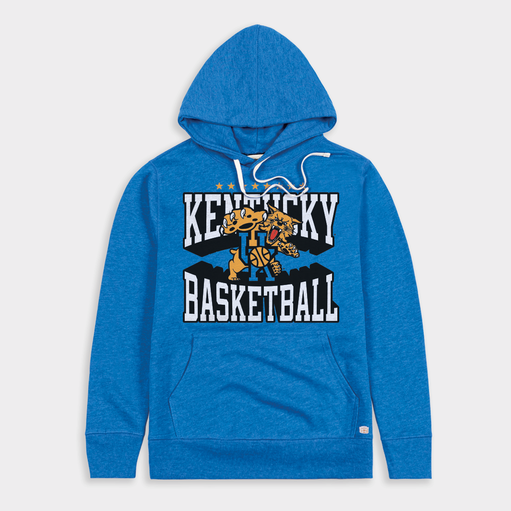 Homefield Kentucky Wildcats Basketball Retro Hoodie L / Royal Blue