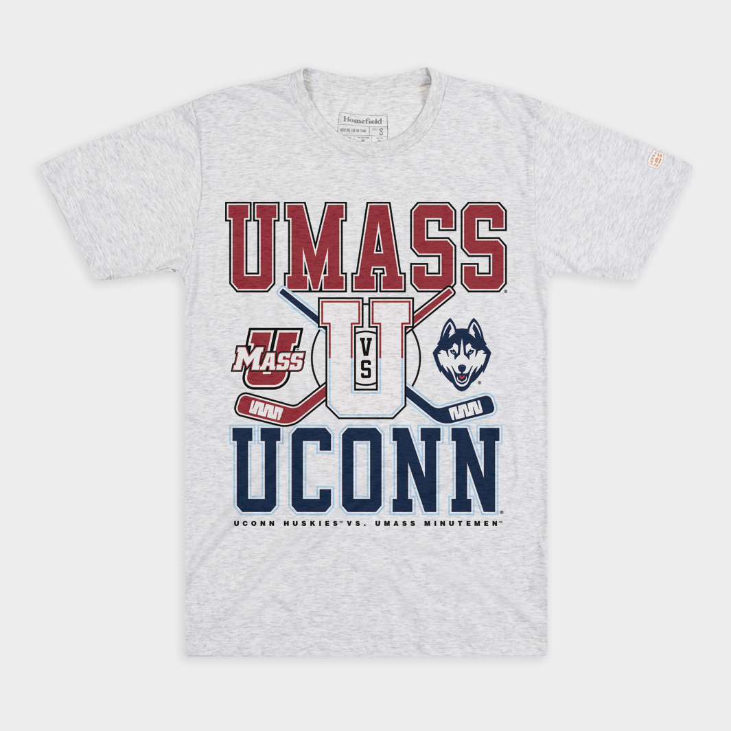 UMass vs. UConn Hockey "U" Game Tee