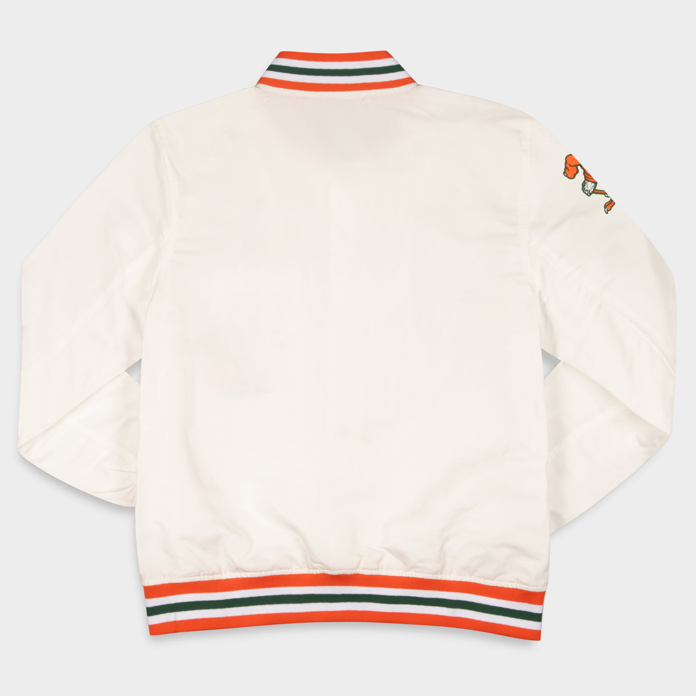 Miami Hurricanes Football Whiteout Bomber Jacket