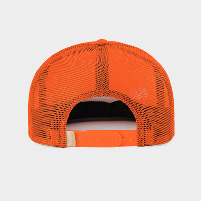 Miami "Hurricane Warning" Puff Ink Trucker Hat