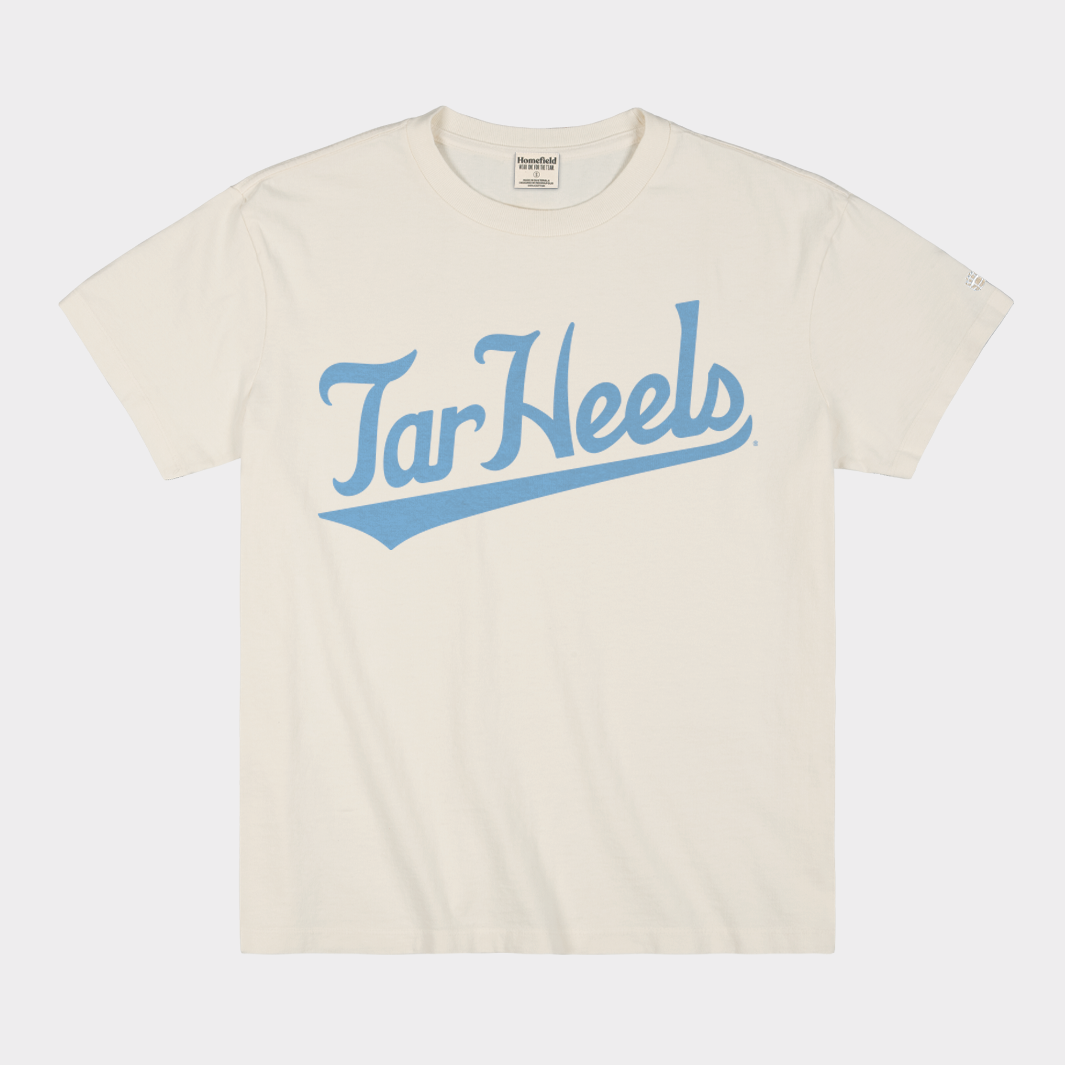 North Carolina Tar Heels Baseball Script Vintage Heavyweight Tee ...