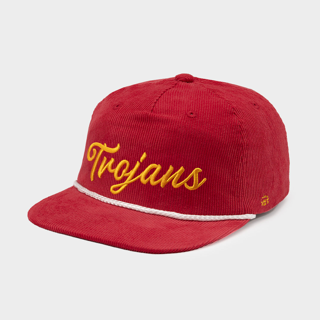Usc Tech Script USC Trojans Retro-Inspired Script Corduroy Hat | Homefield