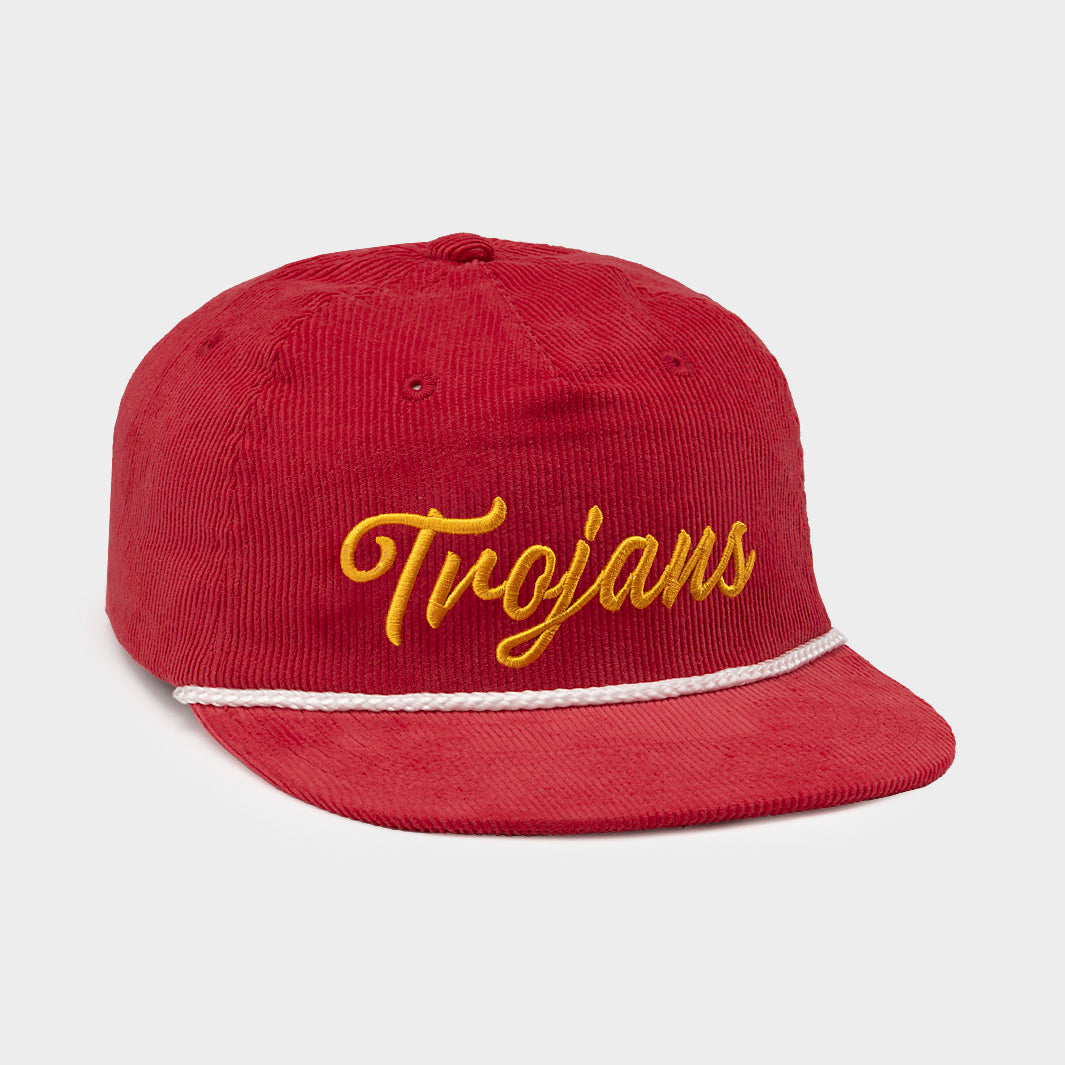 Usc Tech Script USC Trojans Retro-Inspired Script Corduroy Hat | Homefield