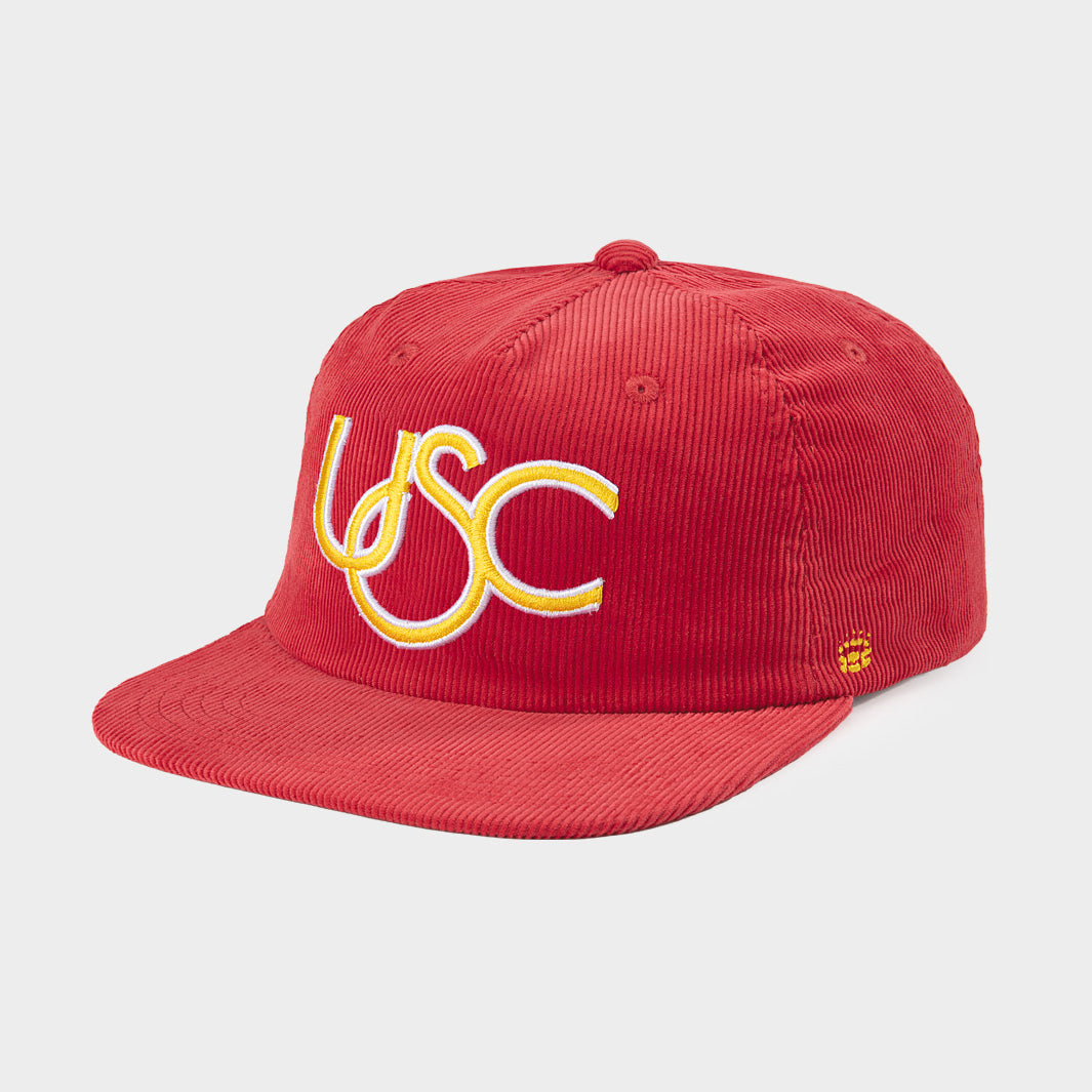 USC Trojans Throwback Wordmark Corduroy Hat