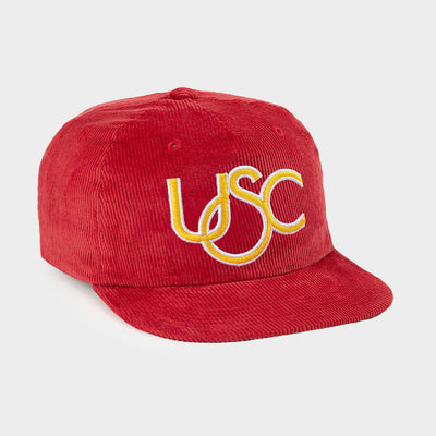USC Trojans Throwback Wordmark Corduroy Hat
