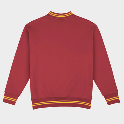 USC Football Embroidered Tri-Stripe Crewneck