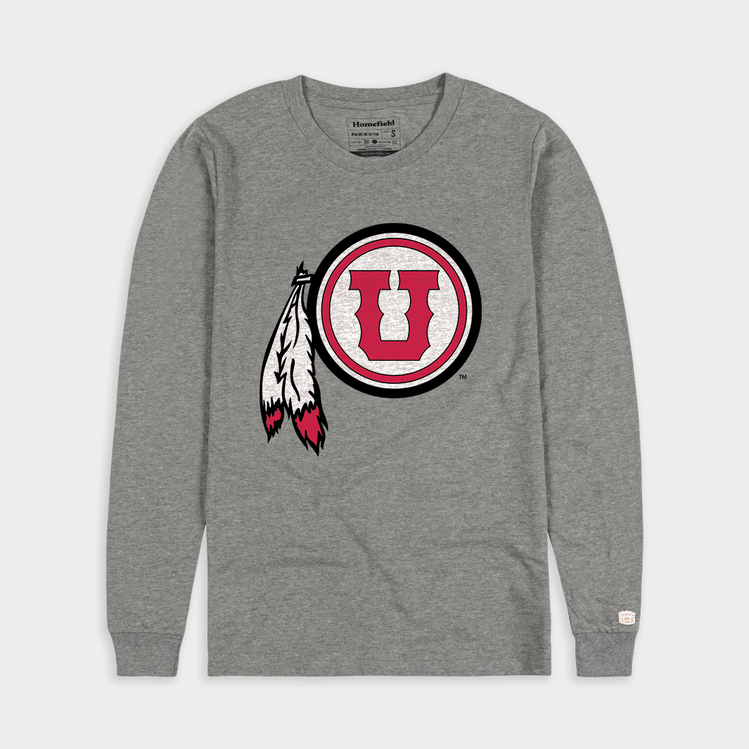 Vintage Utah Drum + Feather Long Sleeve