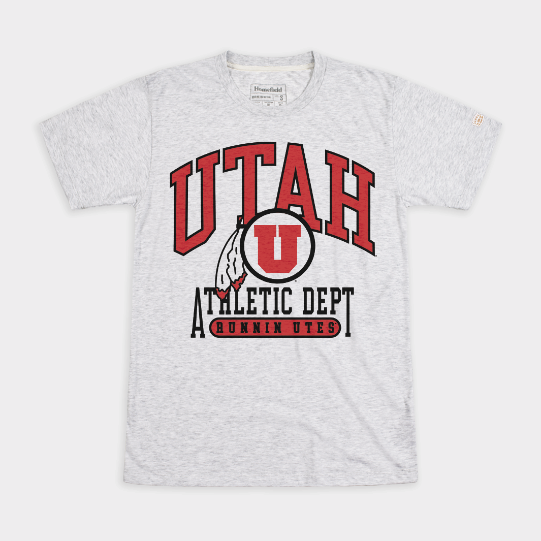 Utah Runnin' Utes Retro Athletic Dept. Tee