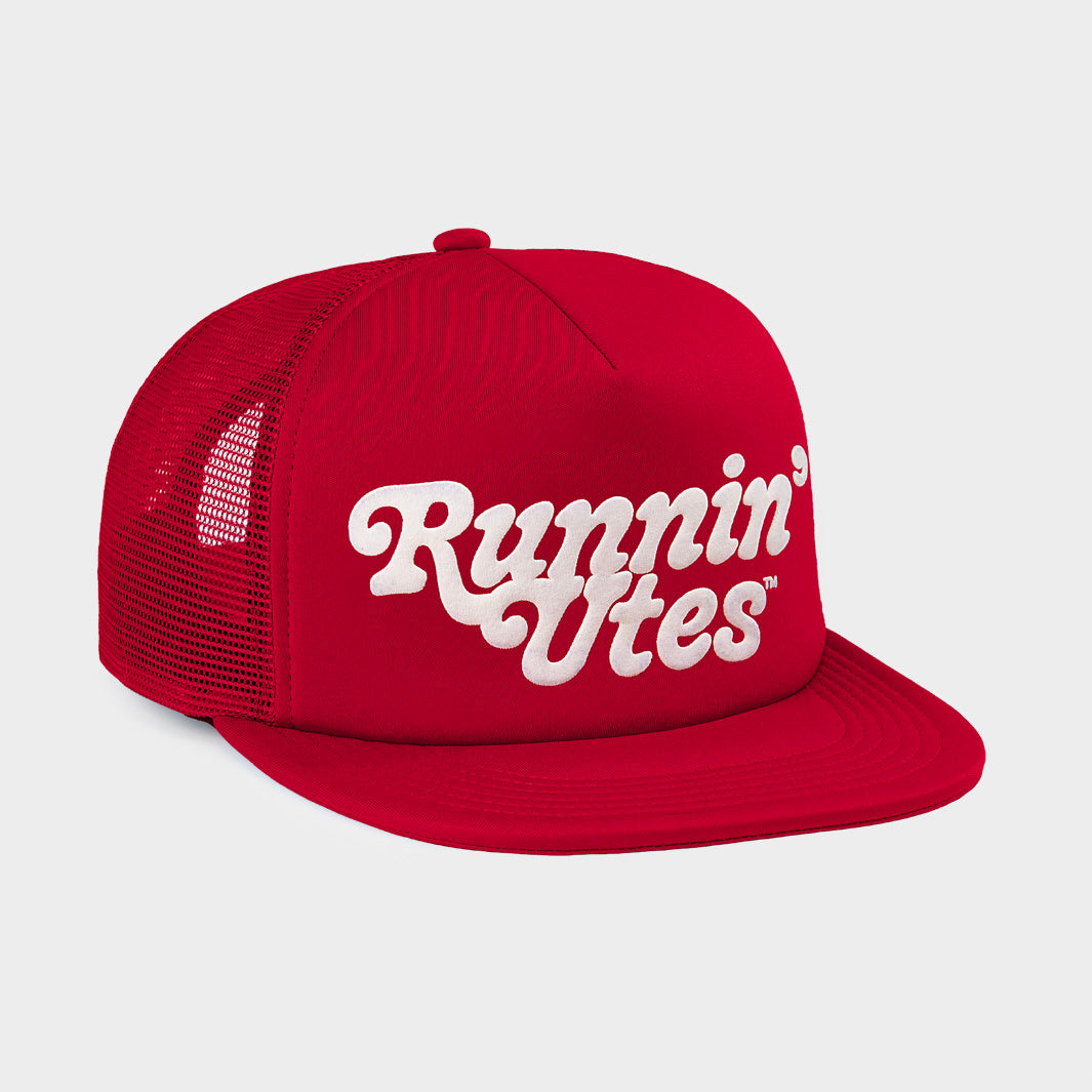 Utah "Runnin' Utes" Puff Ink Trucker Hat