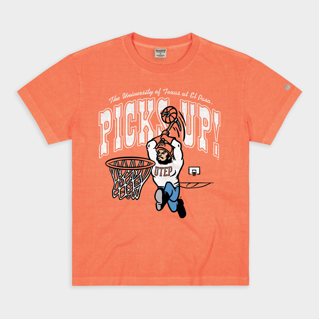 UTEP Basketball "Picks Up!" Heavyweight Tee