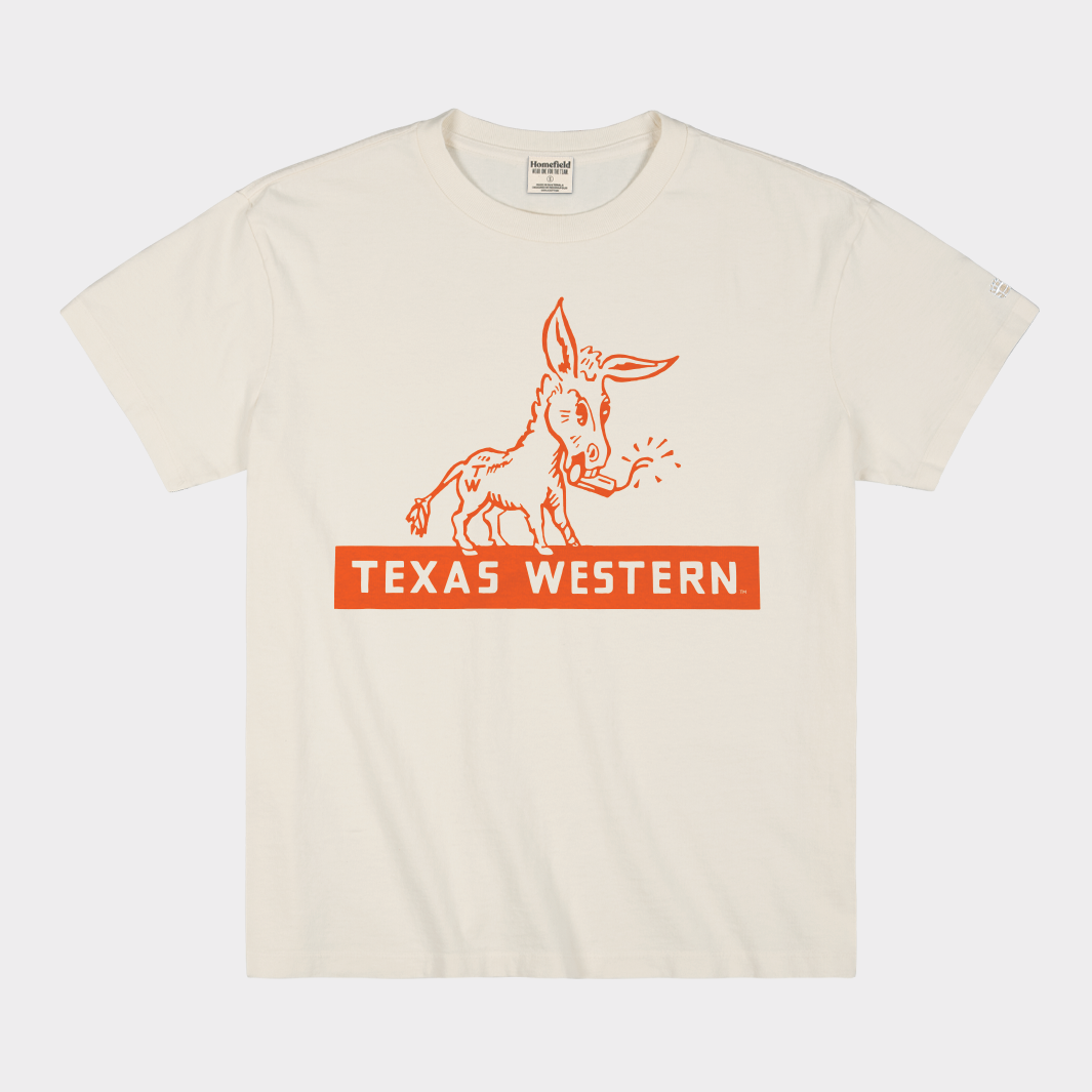 UTEP Vintage Texas Western Mascot Heavyweight Tee