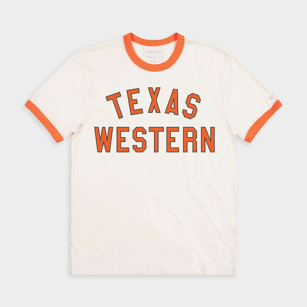 UTEP Texas Western Warmup 1966 Ringer Tee