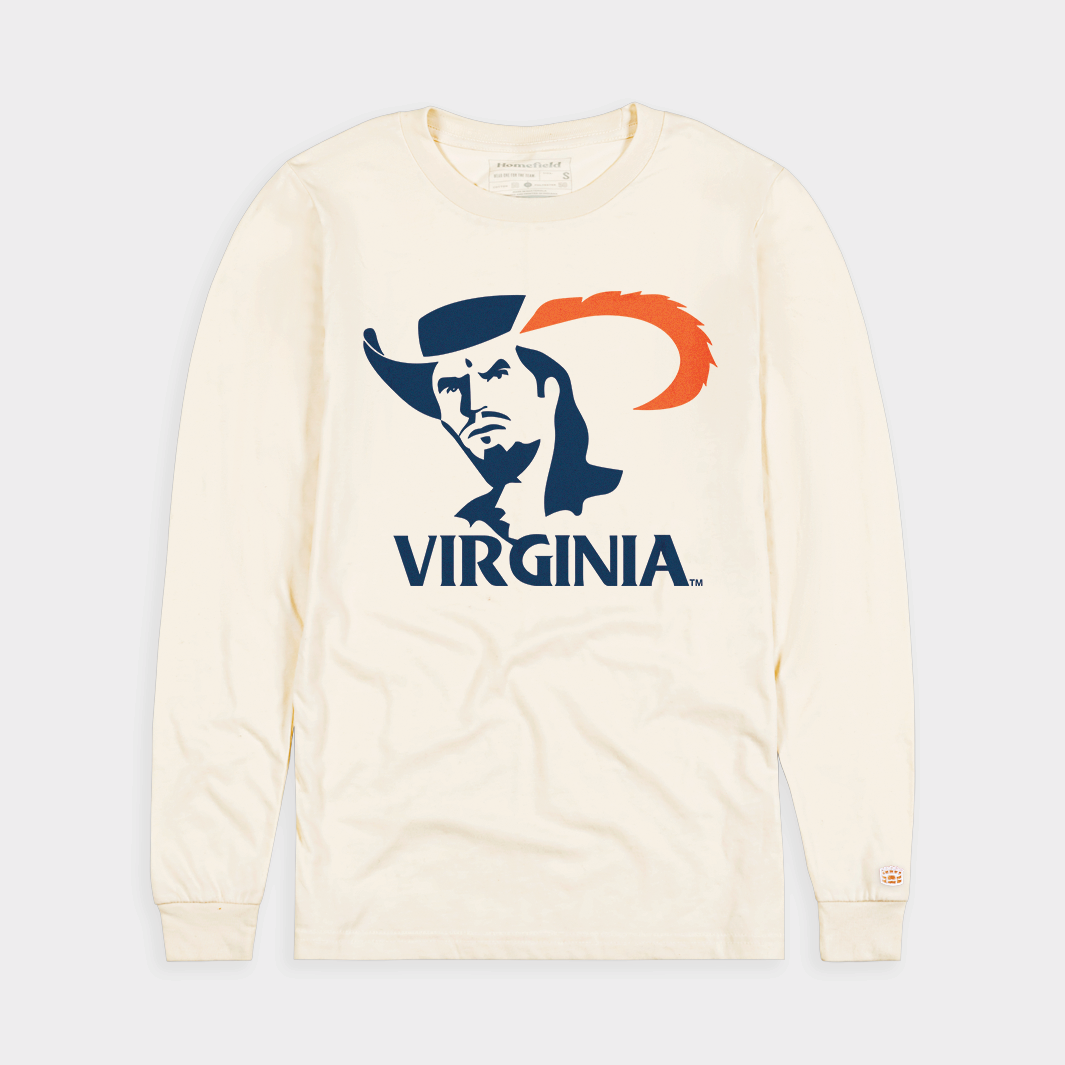 Virginia Cavaliers 1984-1994 Mascot Logo Long Sleeve