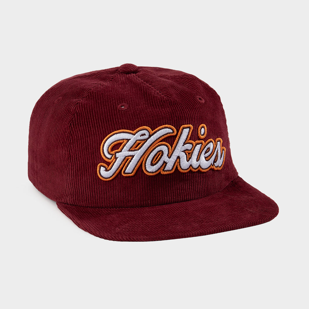 Virginia Tech Hokies Classic Script Corduroy Hat