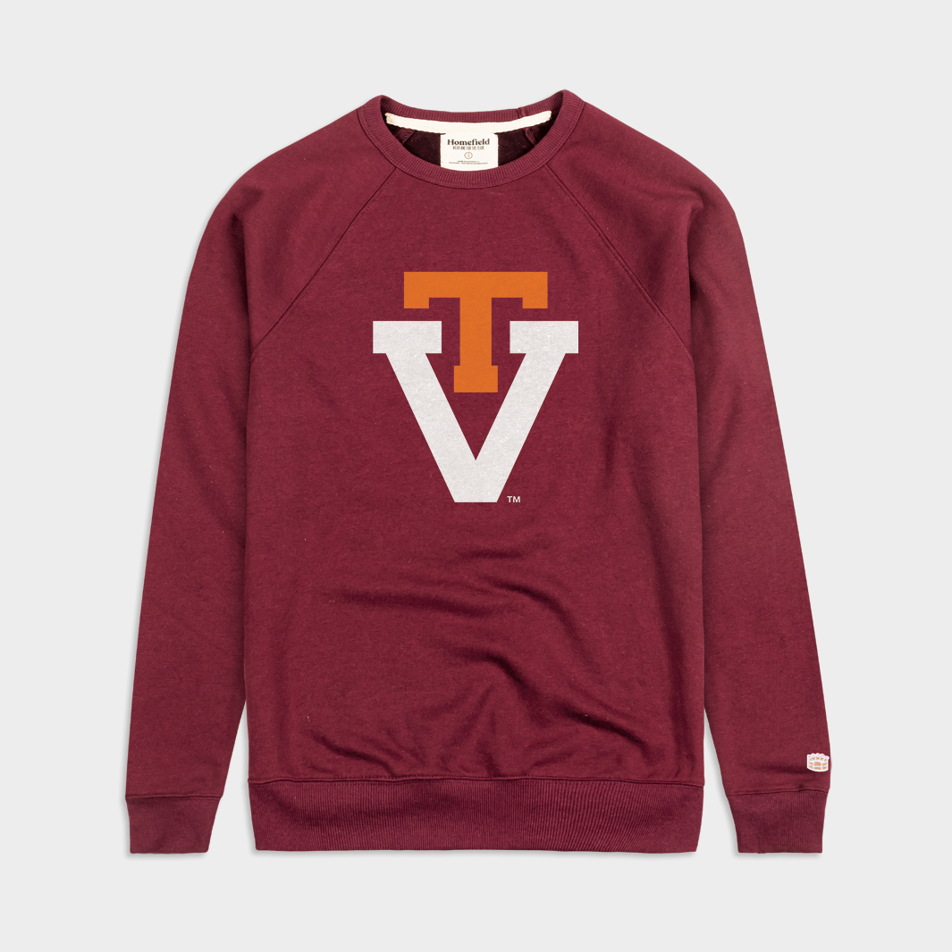 Vintage Maroon Virginia Tech Sweatshirt