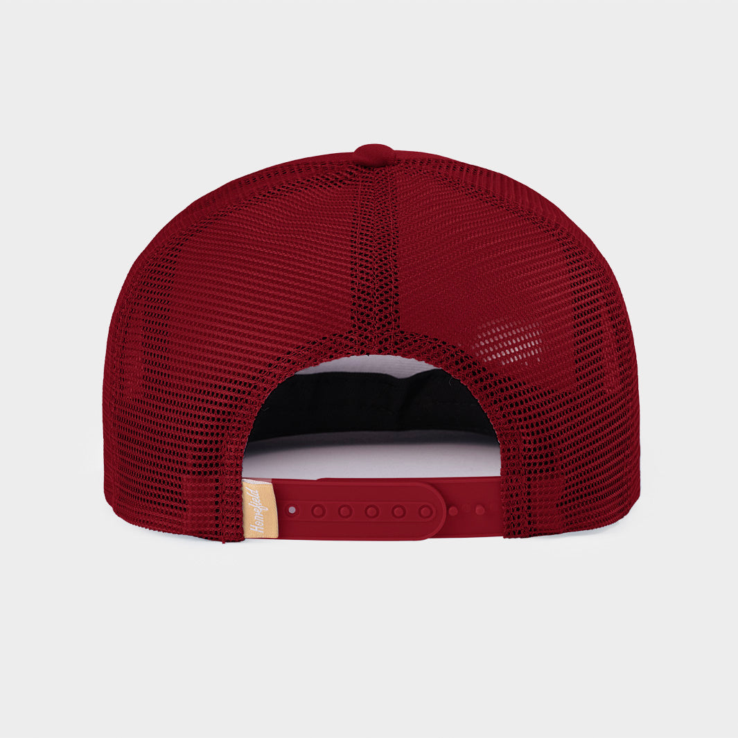 Virginia Tech "Let's Go Hokies" Puff Ink Trucker Hat