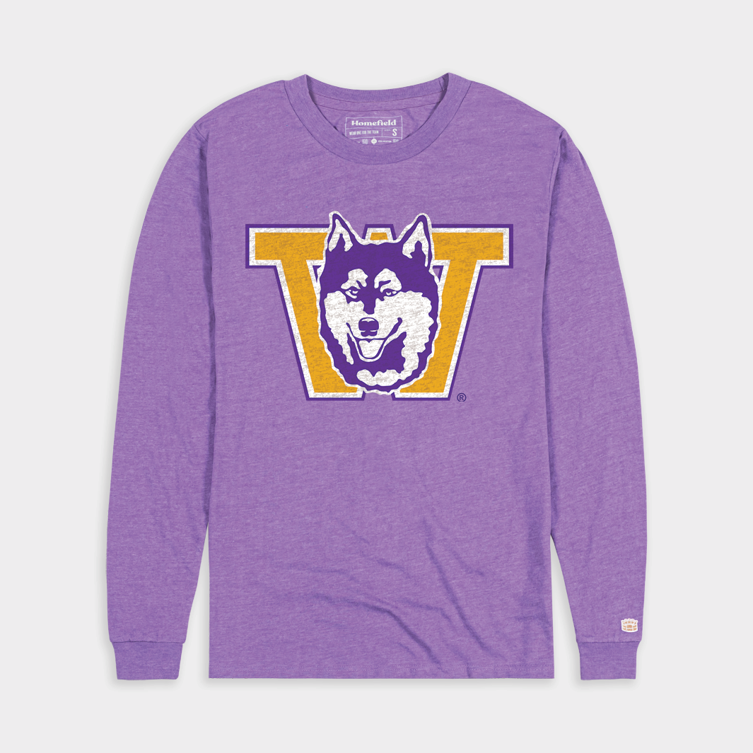 Vintage UW Huskies Logo Long Sleeve