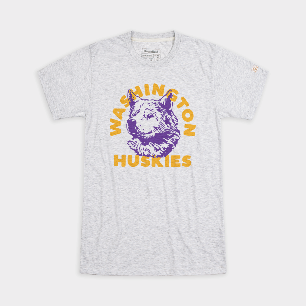 Vintage Washington Huskies Dog Mascot T-Shirt