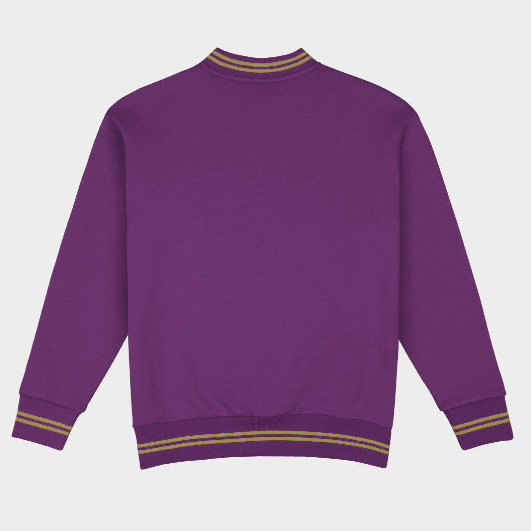 Washington Football Embroidered Tri-Stripe Crewneck