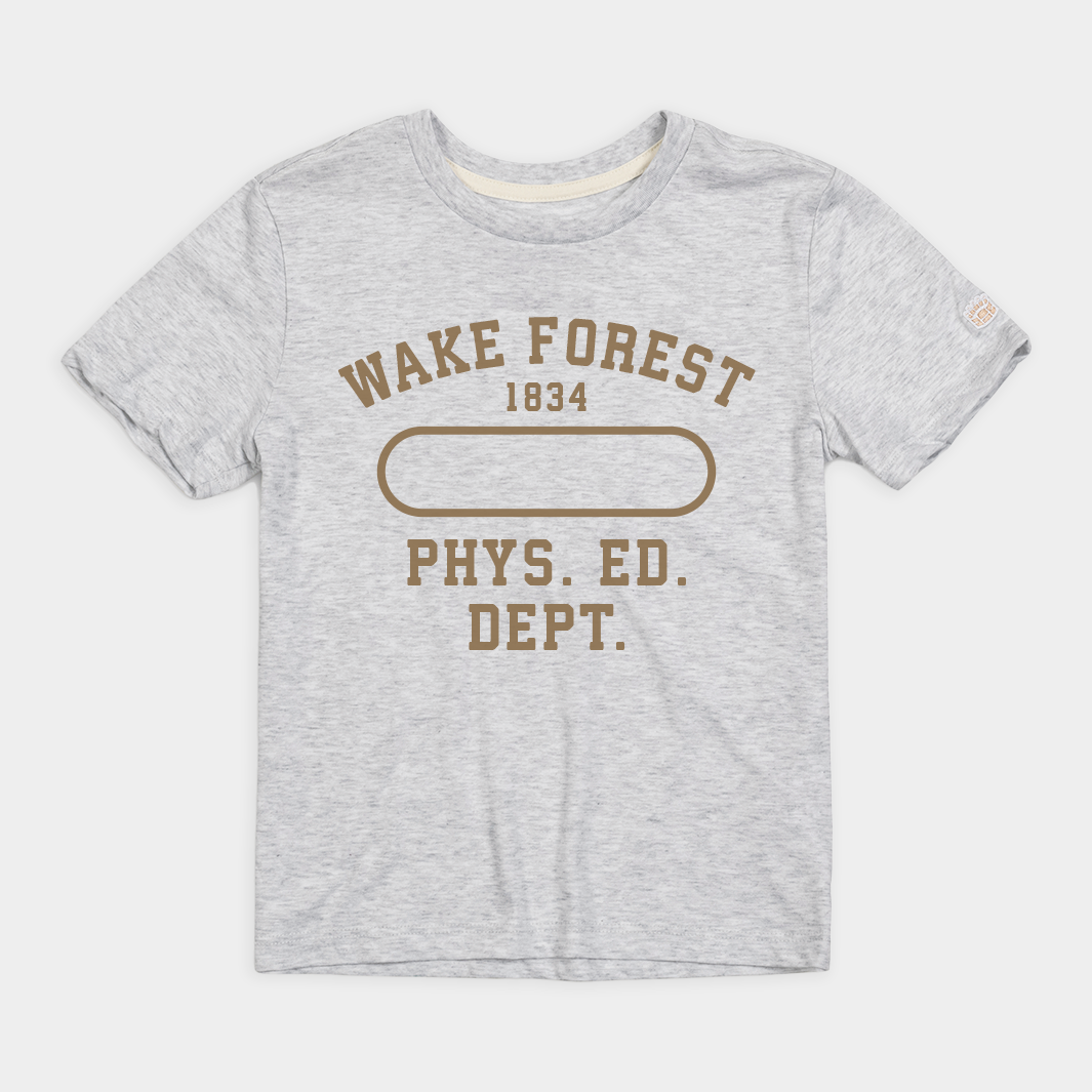 Wake Forest Vintage Phys Ed Youth Tee