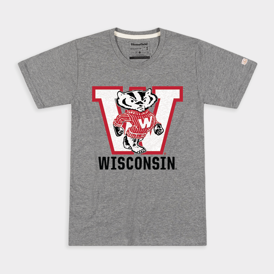 Vintage Bucky Badger Wisconsin T-Shirt