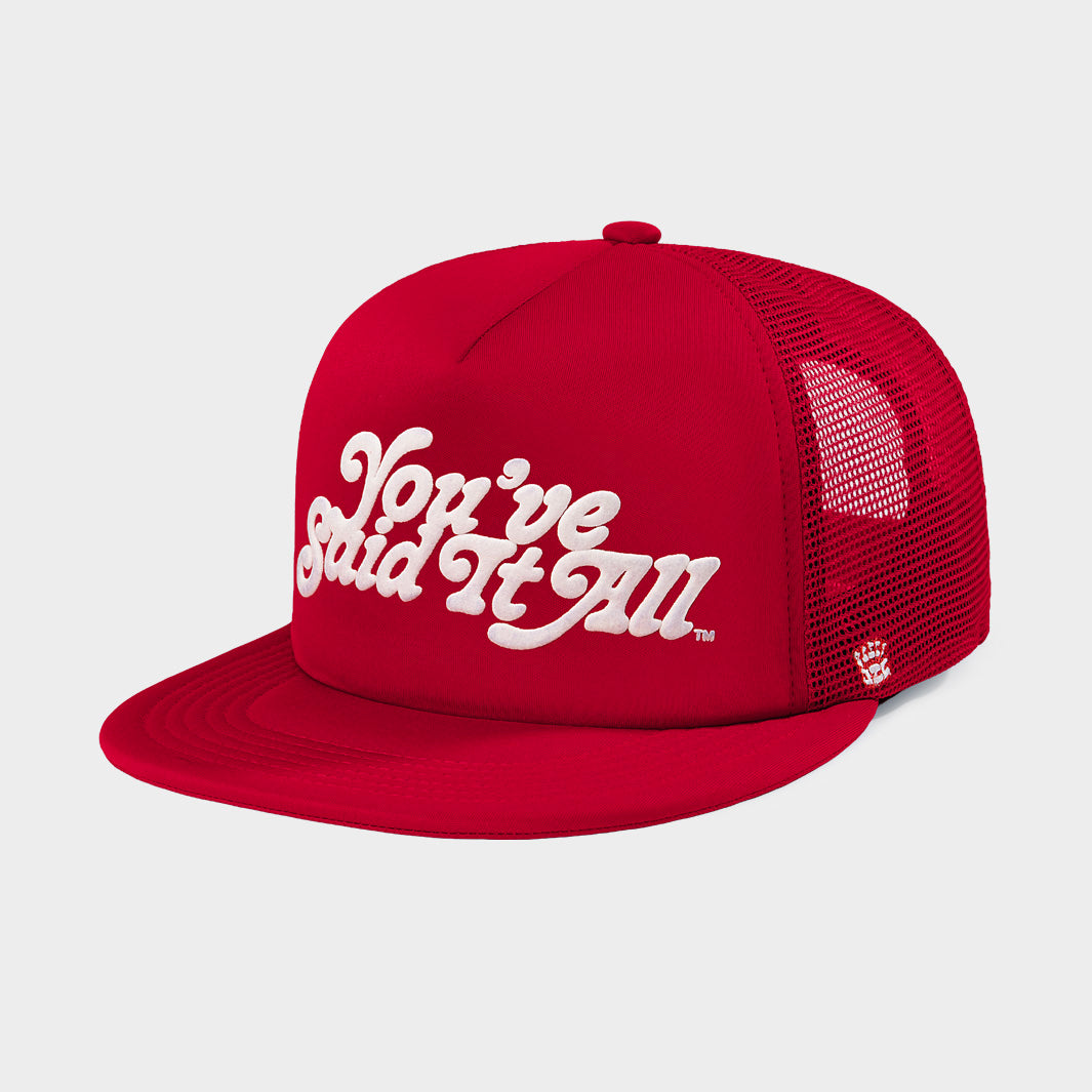 Wisconsin "You've Said It All" Puff Ink Trucker Hat