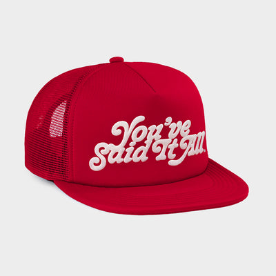 Wisconsin "You've Said It All" Puff Ink Trucker Hat