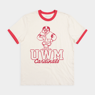 Milwaukee Vintage UWM Cardinals Football Ringer Tee