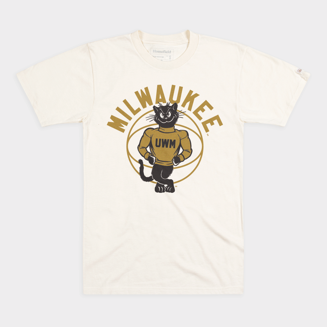Milwaukee Panthers Vintage Panther Basketball Tee