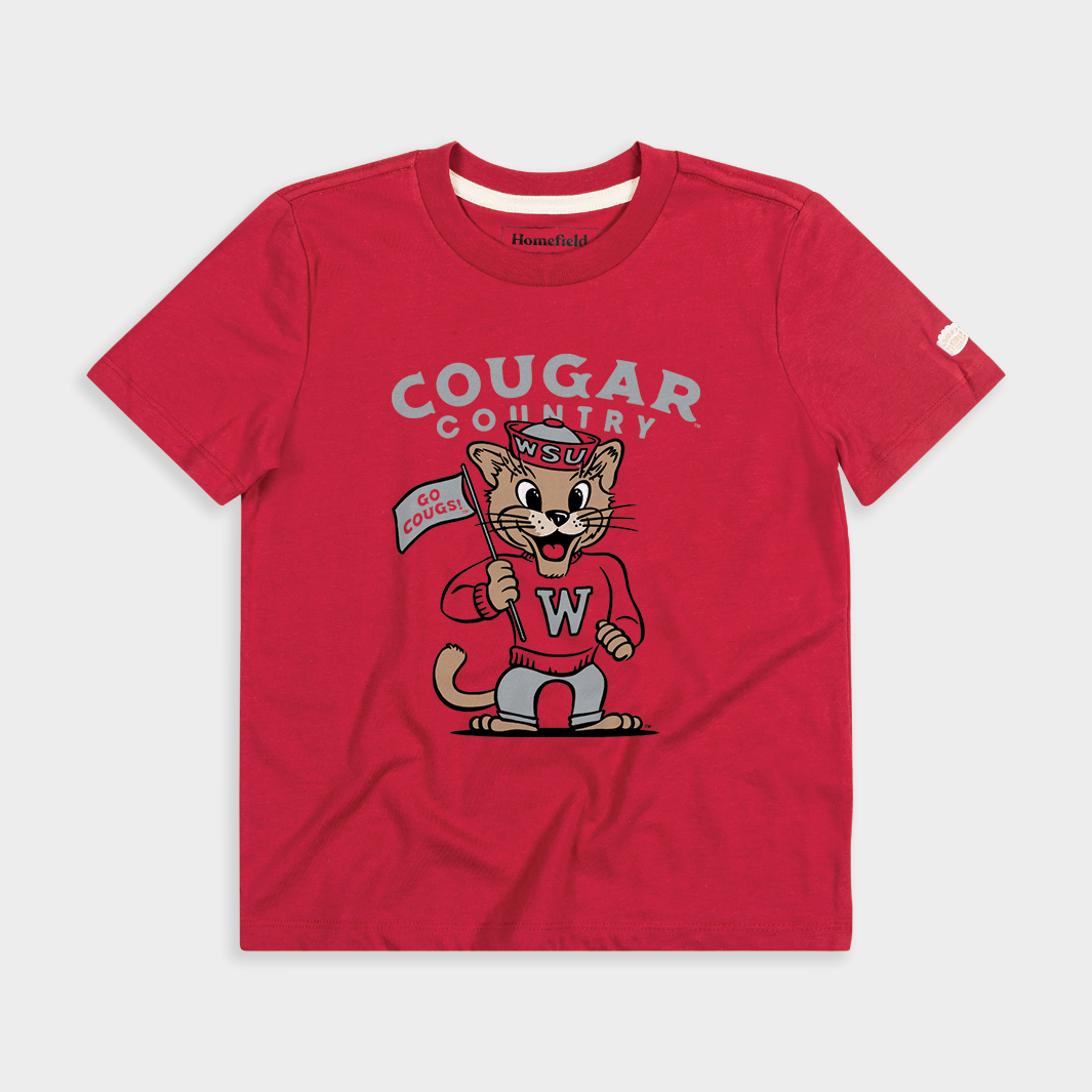 WSU "Cougar Country" Youth Tee