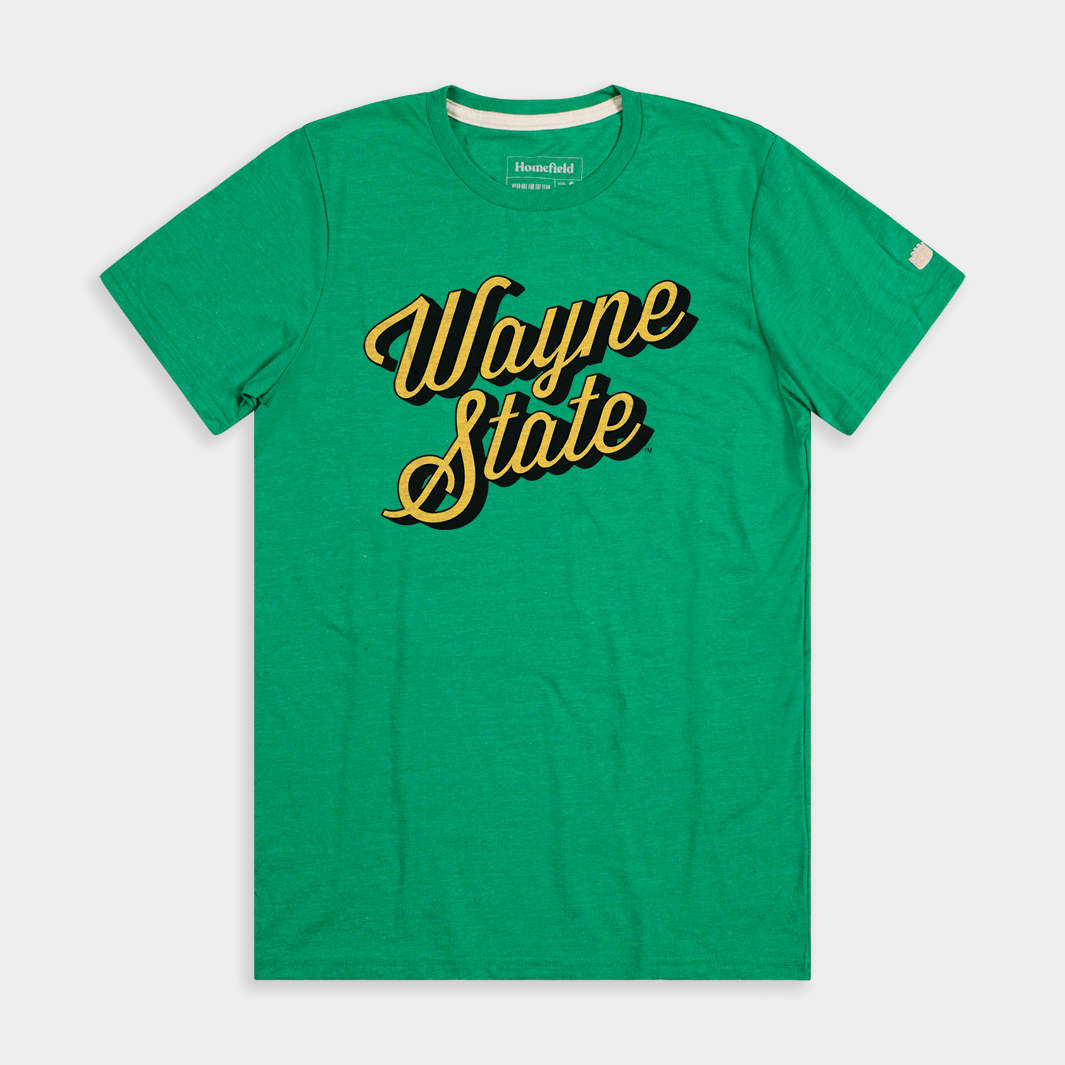 Wayne State Script T-Shirt
