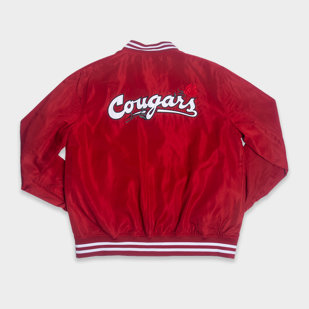 Wazzu Cougars Throwback Roses Bomber Jacket | Homefield