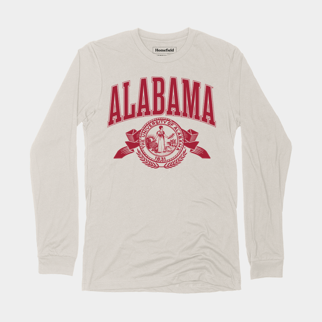 University of Alabama Crest Long Sleeve