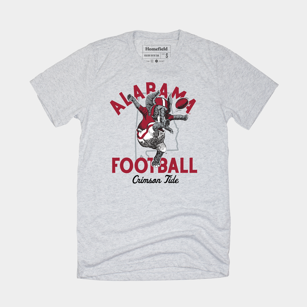 Vintage Alabama Football Tee Homefield