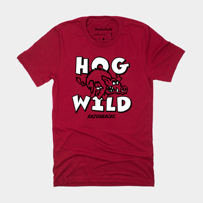 Arkansas Hog Wild Retro T-Shirt