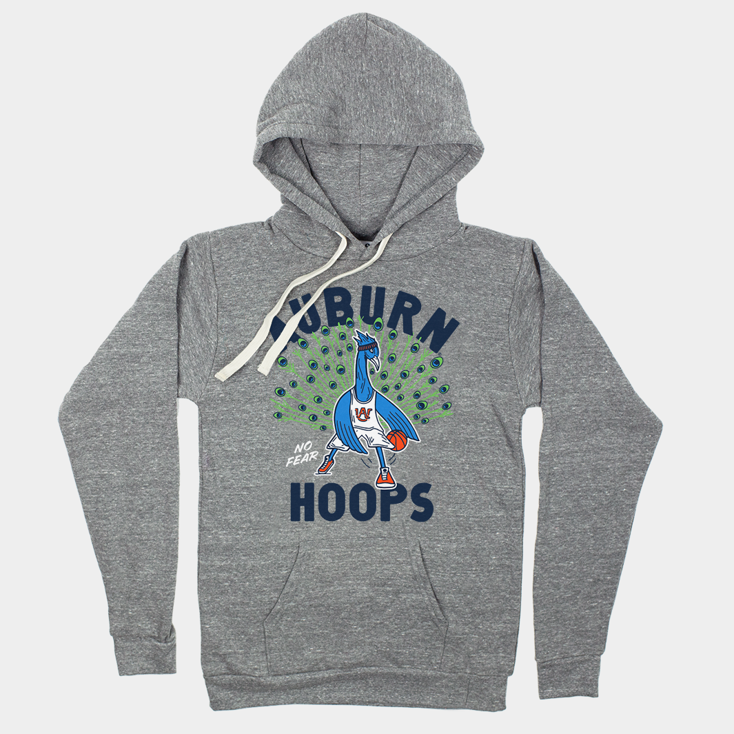 Auburn Basketball Peacock Hoodie