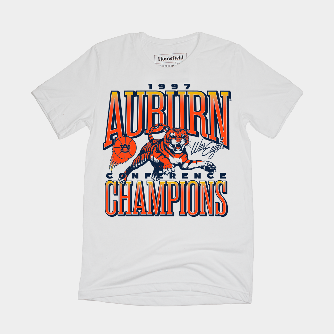 Auburn Basketball 1997 Conference Champs Tee
