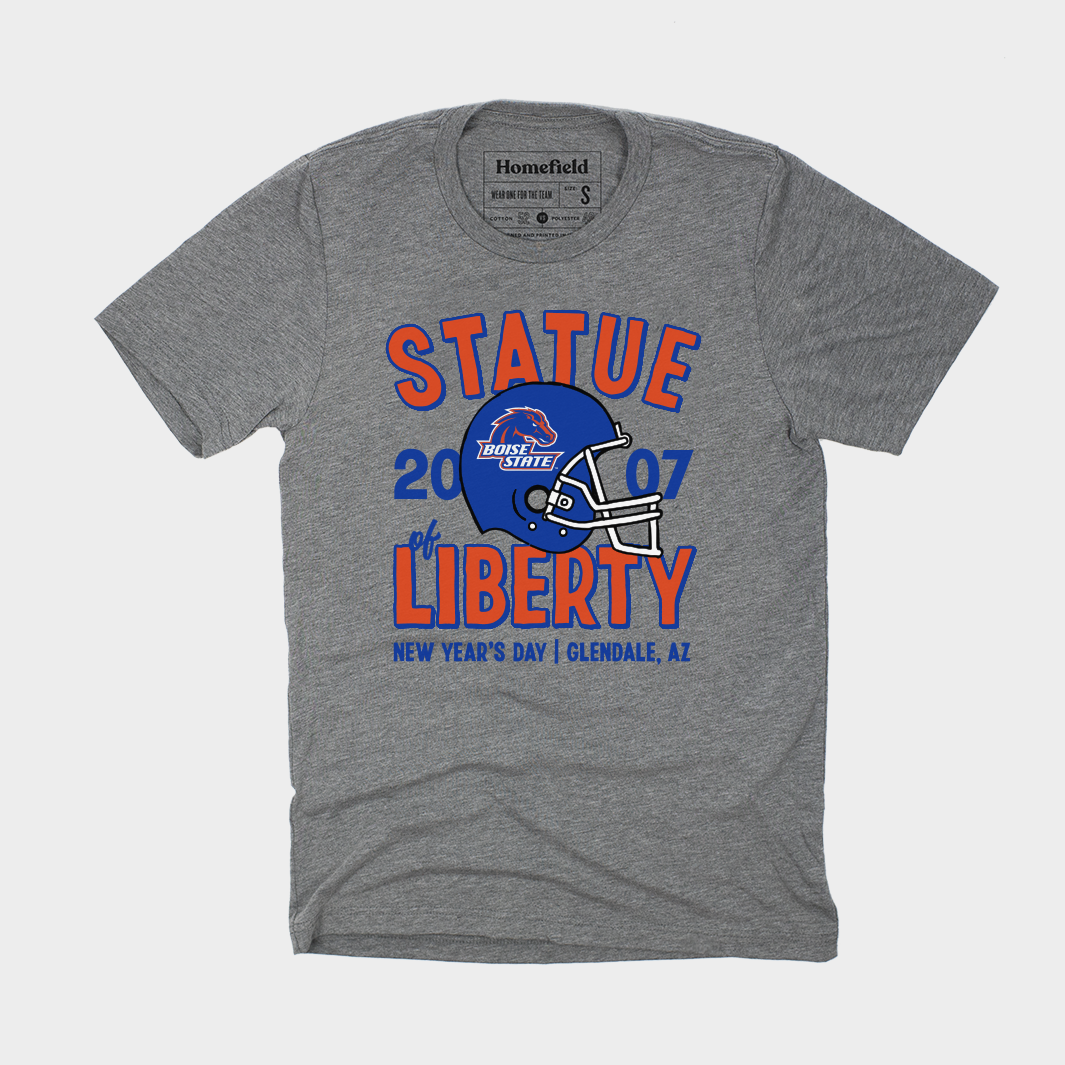 Boise State Statue of Liberty Vintage T-Shirt